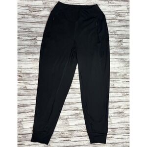 Spyder Active Women's Black High Waisted Joggers Zip Pockets Size Small